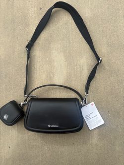 Lululemon Cactus Leather Mini Bag Black