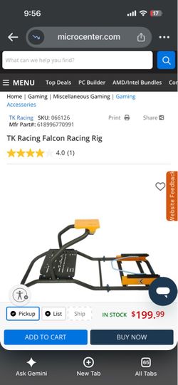 Racing simulator rig looks like new solid super stable and heavy