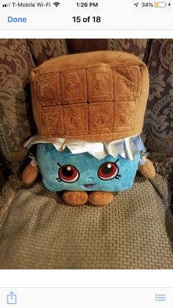 12” Plush Shopkins Cheeky Chocolate stuff Animal