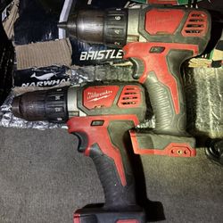 Milwaukee M12 And M18 Cordless Drills