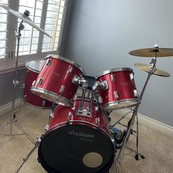 Drum Set With Cases