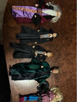 Harry Potter Mattel Doll Lot – Harry, Luna, McGonagall, Ron & Dumbledore