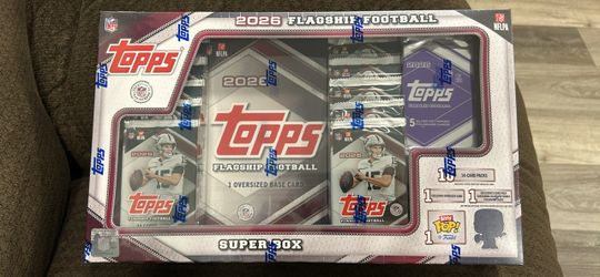 2026 Topps Flagship Football Super Box