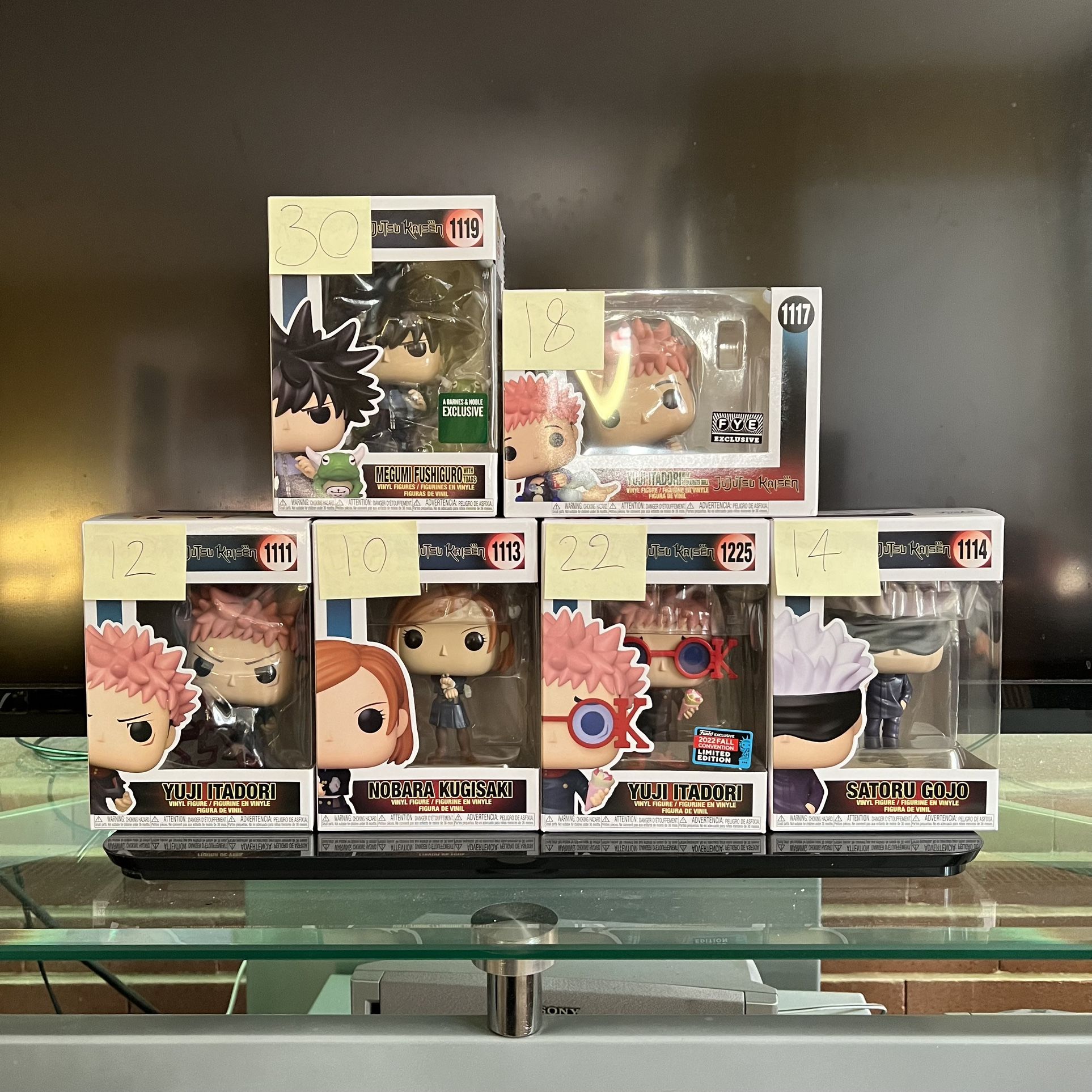 Funko Pop! Jujutsu Kaisen Lot