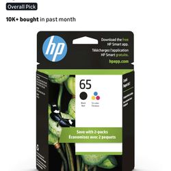 HP 65 Black/Tri Color Ink Cartridges 