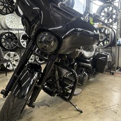 2014 custom all black Harley-Davidson street Glide 