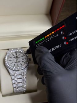 Men’s Roman Dial VVS Moissanite luxury automatic watch