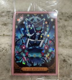 /1000 Hazbin Hotel  Vox Populi Cracked Ice Promo Card (PR-21) IN HAND
