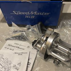 Shimano Speed Master 16 ii conventional reel. 
