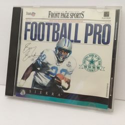 CD-ROM. Team NFL. Front Page Sports. Football Pro. Vintage 93-94-95-96-