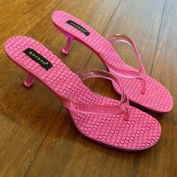 Pink Sandal Kitten Heels