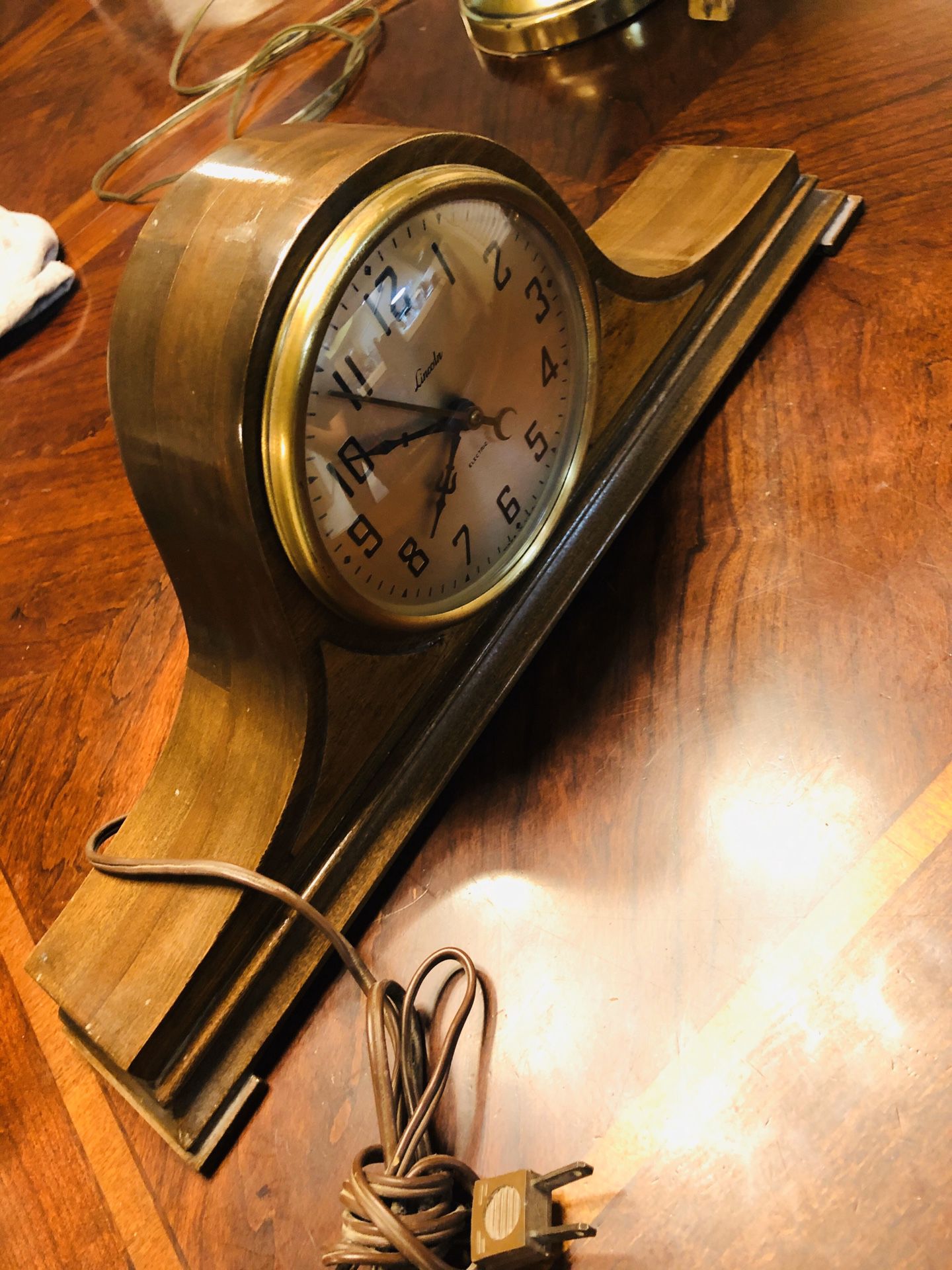 Authentic Antique Lincoln clock
