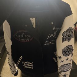 Cowboys Letterman Jacket Large Size 