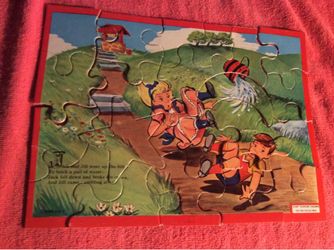 LOT OF 9 VINTAGE CHILDREN'S PUZZLES 1950'S 1960'S