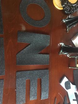 Letters for party decoration/candy table