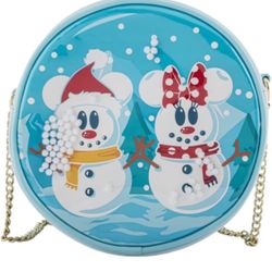 Christmas Mickey And Minnie Mouse Loungefly 