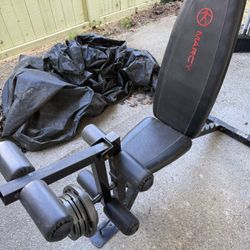 Leg Press & Adjustable Bench 