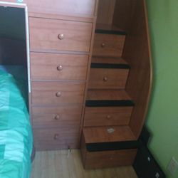 Kids Bunk Beds Station With Desk