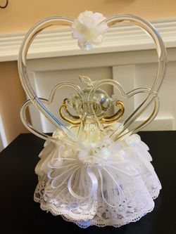 Bride or 50th cake topper