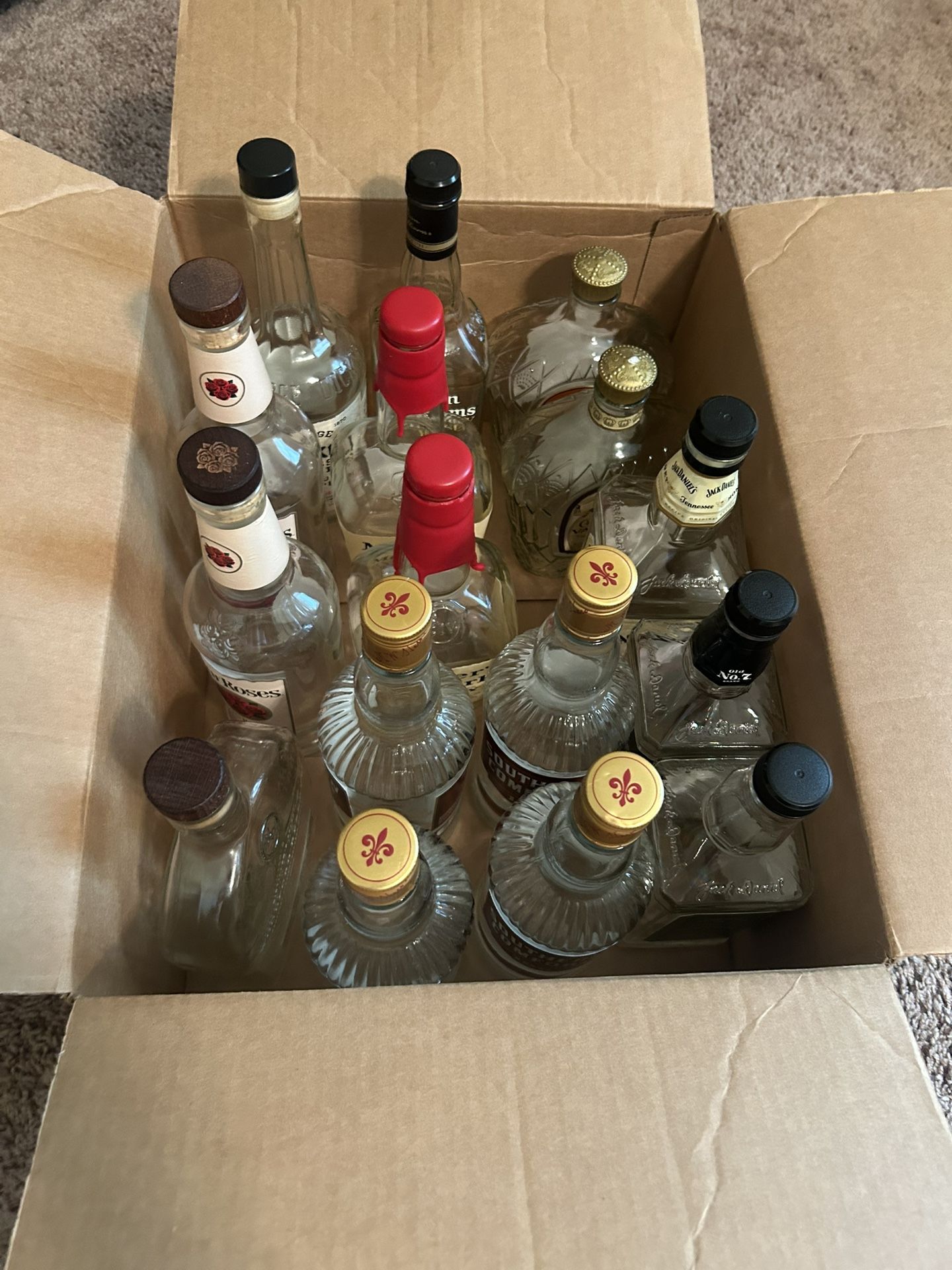 Empty Glass Bottles