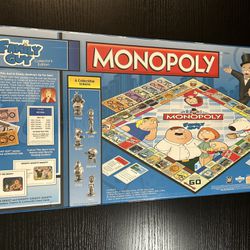 MONOPOLY FAMILY GUY Collector's Edition Board Game SEALED 2010