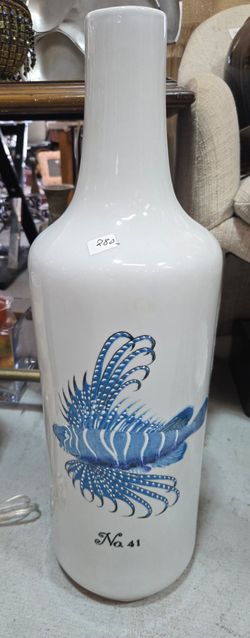 Xlg #41 Fabienne Jouvin Paris Porcelain Decorative Vase. 26" T-PLEASE READ DESCRIPTION