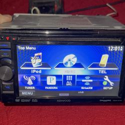 Kenwood DDX470 Bluetooth USB Double-DIN In-Dash DVD Receiver, 6.1"