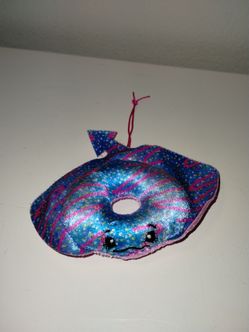 Pikmi Pops Kisbee the Manta Ray Mini Plush Collectible EUC