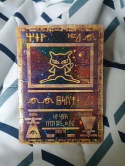 Ancient Mew card (heavily played)