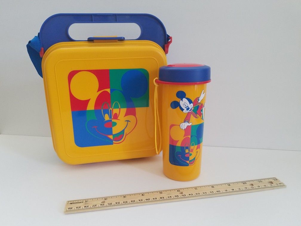 Tupperware disney Mickey Mouse lunch set