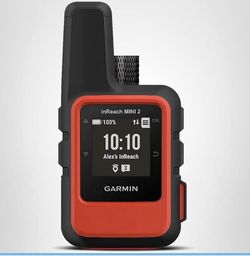 Garmin inReach Mini 2, Lightweight and Compact Satellite Communicator, Hiking Handheld, Orange - GPS