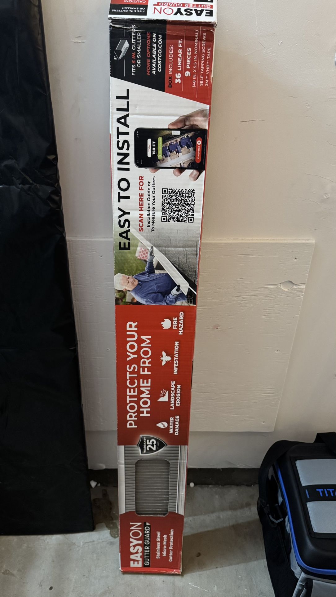 Easyon Gutter Guard From Costco (brand New, Unused)