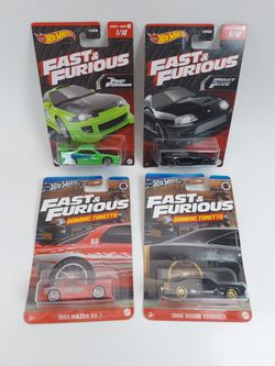 Hot Wheels Fast And Furious Lot Brian & Dom 