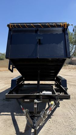 🎃🔥 New 8x4x12 Hydraulic Dump Trailer With Accessories Included 🔥