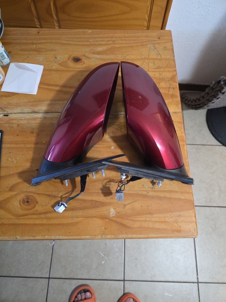 Passenger and Driver Rear View Mirrors