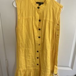 ✨ Banana Republic Yellow Sleeveless Dress – Size Small (New)