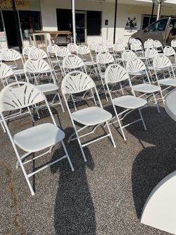 Folding chairs and tables