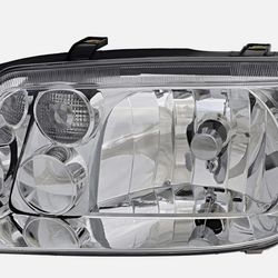 Left side headlight assembly volkswagen jetta 1999 to 2002