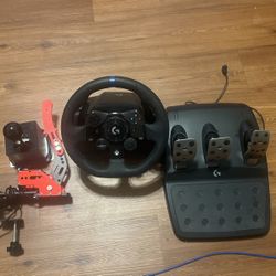 Wheel,Pedals, Shifter, Drift Stick