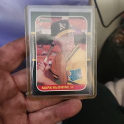 1986 MARK McGwire Rookie Card