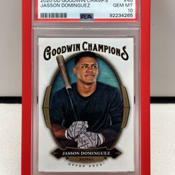 Jasson Dominguez Baseball Card PSA 10 