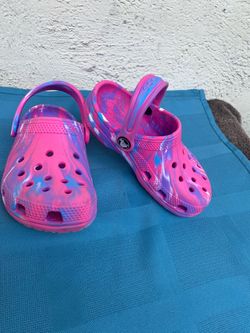 Crocs Classic Clogs Pink Marbled C11