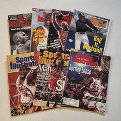 Michael Jordan Sports Illustrated Cover Magazines 