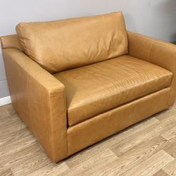 Crate And Barrel Leather Chair And A Half *Delivery Options*