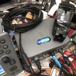 Raymarine HD Fishfinders with the transducer