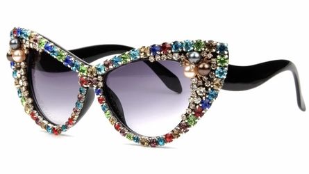 Rhinestone sunglasses