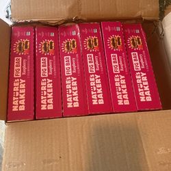 Boxes Of Natures Bakery Fig Bars 3$ Per Box Or 20$ Per Case Of 7 Boxes