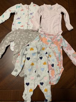 Used Baby Girls One-piece (5pieces)