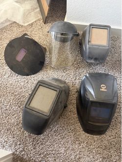 Welding hoods and face shields