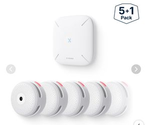 X-Sense XS01-M Interconnected Smart Smoke 5*Alarm+1*SBS50 Base Station(FS51) NEW IN BOX